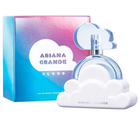 cloud perfume ariana grande bottle box woody musk